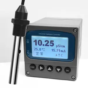 Industriale di Qualità Dell'acqua Rs485 Ec Controller di Sensore di Conducibilità elettrica Meter Ce