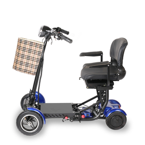 แบตเตอรี่ลิเธียมคุณภาพสูง 36V 15Ah มอเตอร์คู่แบบไร้แปรงถ่านความเร็วสูง สกู๊ตเตอร์ไฟฟ้าแบบพับได้สี่ล้อ กันน้ำ พร้อมแอปพลิเคชัน - Product Image 4