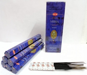 Offre Spéciale populaire parfum myrrhe ourlet bâtons d'encens paquet hexagonal produits en gros de l'inde - Product Image 1