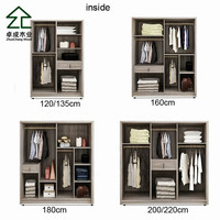Coiffeuse en bois style almira, 1/2 portes, Design d'intérieur connecté Hdf, chambre à coucher, 3 meubles modernes de styliste