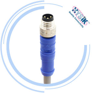 Custom M8 8 poli cavo sovrastampato una codifica Cordset di collegamento IP67 cablaggio del cavo - Product Image 6