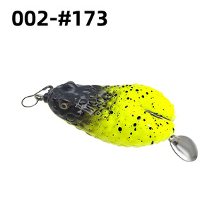 Señuelo de pesca biónico acción de natación vívida falda de silicona señuelo de rana suave Natural Topwater 4cm 6g 5,5 cm 13g - Product Image 5