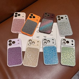 เคสโทรศัพท์มือถือลายเสือดาววิบวับ สำหรับ iPhone 17 air 16 15 14 pro max พร้อมกรอบแปลงเลนส์กล้อง ฝาหลังประกายระยิบระยับ - Product Image 1