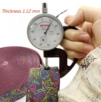 Ruban en polyester jacquard rétro écologique personnalisé par le fabricant, 4,8 cm, style ethnique, pour chaussures, vêtements et accessoires