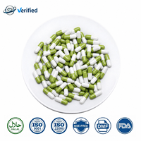 Capsules vides de gélatine de haute qualité, vert clair, blanc, taille 00 0, capsules de gel saines