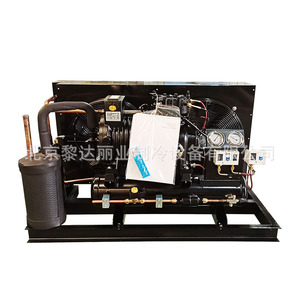 Unité de condensation Ankang R-404A 380V pour systèmes de réfrigération avec manomètres et contrôle PLC - Product Image 2