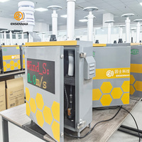 Stasiun Pemantauan Udara Sekitar ENSENMAX AQ1000 Detektor Multi-Gas Real-Time CO NO2 O3 SO2 PM2.5 PM10 TSP Industrial IP65 4G/5G