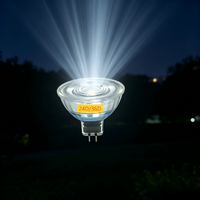 Ampoule LED MR16 GU5.3 7,5W à haut lumen, 12V AC/DC, boîtier en verre, non dimmable, spot LED