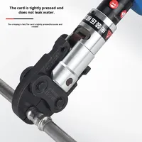 Herramienta de Prensado de Tuberías de Agua de Acero Inoxidable de Grado Industrial Recargable TAIYU SME-1550, Abrazadera Portátil de 21V con Presión de Anillo