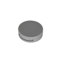 Mini étui à blush/blush à poudre compacte, récipient rond simple et personnalisé avec miroir, emballage de palette vide pour fard à paupières, 50 pièces
