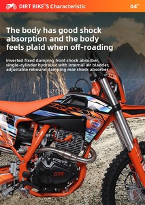 Moto tout-terrain haute performance STN X6-PR300 300cc 110KM/H Moteur <span class=keywords><strong>Zongshen</strong></span> Pr300 16KW - Product Image 6