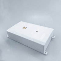 1x8 FTTH Boîte à bornes pour fibre optique Boîte de distribution murale à 8 ports avec panneau de prises pour fibre optique à 8 cœurs