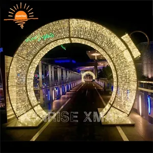 Commercial Large LED Outdoor Lighted Christmas Candy Cane Decorations For Shopping Mall Christmas Decorations