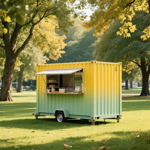 Nouvelle remorque de cuisine mobile contemporaine de haute qualité, restaurant sur roues, conteneur maritime de 20 pieds, bar robuste et durable - Product Image 2