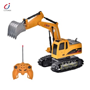 Chengji Kids - Excavadora de Juguete con Control Remoto, Simulación de Vehículo de Ingeniería, Escala <span class=keywords><strong>1</strong></span>:<span class=keywords><strong>24</strong></span>, 2.4G, 6 Canales, Radio Control, para Niños - Product Image 1