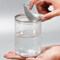307 #   Bocaux en plastique PET transparent de qualité alimentaire jetables de 8 oz pour l'emballage de la mayonnaise, ouverture facile avec bouchons à vis