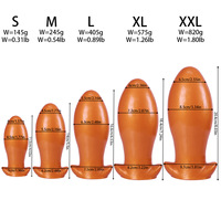 Plug anal en silicone liquide en forme d'œuf de dragon fantastique, entraîneur anal, jouet BDSM gay, fournisseur en gros d'usine
