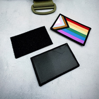 Promotion progrès fier arc-en-ciel drapeau tissage marque Patch personnalisé drapeau Gay patchs