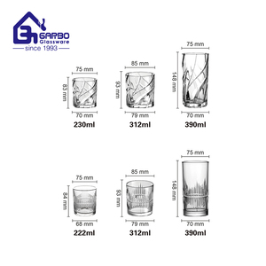 <span class=keywords><strong>Vasos</strong></span> de Vidrio de Color Sólido con Forma de Balanza Grabada al por Mayor de 6 oz, <span class=keywords><strong>Vasos</strong></span> Coloridos para Beber Vino, Jugo, Whisky - Product Image 5