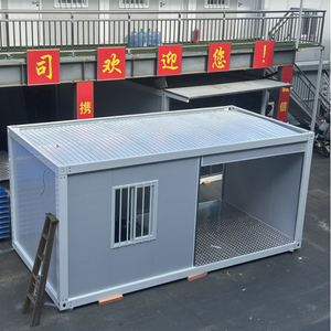 Sang Trọng An Ninh Gian Hàng Chất Lượng Cao Sentry Hộp Bảo Vệ Phòng Nhà Đúc Sẵn Modular Di Động Container Prefab Nhà - Product Image 2