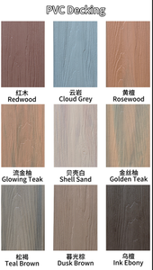 屋外アンチUV高性能PVC + ASAロングサービス時間ガーデンPVCデッキ - Product Image 6