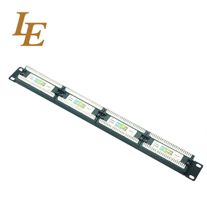 Panneau de brassage en rack LE P2448, 48 ports UTP Cat6 CAT5e, 1U, pour câble réseau Ethernet informatique - Product Image 3