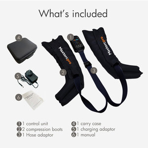 Top 3 phục hồi khởi động có thể sạc lại pin thư giãn tùy chỉnh 8 buồng chân trị liệu không dây phục hồi không khí nén khởi động - Product Image 6