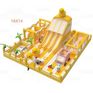 Nouveau design château gonflable gonflable toboggan gonflable château gonflable combo grand château gonflable parcours du combattant - Product Image 4