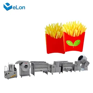 Hersteller von gefrorenen Pommes Frites in China Automatische Produktions linie für Kartoffel chips Gefrorene Pommes Frites