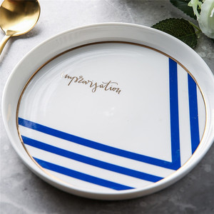 Precio de fábrica de alta calidad de la boda se moderno vajillas porcelana placas/placas de uso diario placa de cerámica hotel - Product Image 2