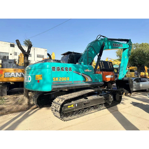 Excavadora de cadenas de 20 toneladas SK200D, excavadora de demolición de servicio pesado con motor Hino para minería de mármol y granito - Product Image 6