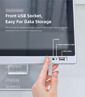 12.2 pouces Rockchip série IP65 Android écran tactile industriel tout en un ordinateur écran tactile PC