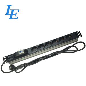 Regleta de Distribución de Energía de 12 Vías, 19'', Alemania - Product Image 2