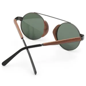 2022 새로운 안경 남성 자연 나무 태양 안경 남성 편광 패션 안경 여성 나무 안경
