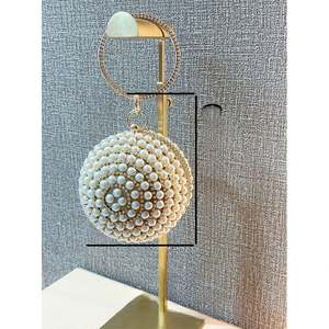 Bolsos de Noche con Forma de Corazón y Pedrería para Mujer, Bolso de Mano de Cristal Dorado para Fiesta de Graduación - Product Image 3