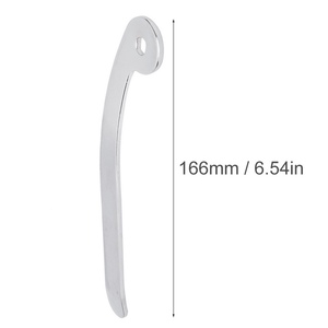 Piezas de puente vibrador tremolo para guitarra <span class=keywords><strong>Bigsby</strong></span>: manivela, tornillo y junta plateada - Product Image 2