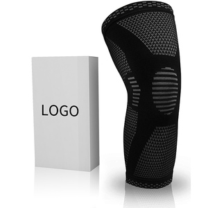 Migliore fasciatura di compressione della manica del ginocchio per la corsa di pallacanestro sollevamento pesi palestra sport-tutore di supporto del ginocchio di sicurezza del Fitness - Product Image 1