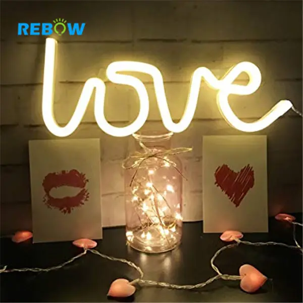 Chinese Indoor Outdoor Waterproof Pizza Wedding LED Neon Sign Custom Light Letters Lighting