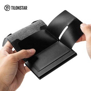 TILONSTAR TG305M Portefeuille en cuir multifonctionnel avec étui en aluminium pour carte d'identité, blocage RFID intelligent pour porte-cartes de crédit, vintage - Product Image 4