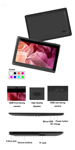 Tốt nhất 7 inch Android <span class=keywords><strong>Tablet</strong></span> <span class=keywords><strong>PC</strong></span> cho 2-11 Tuổi Hoạt động trơn tru giáo dục 2GB Bộ nhớ món quà sinh nhật cho trẻ em học tập - Product Image 5