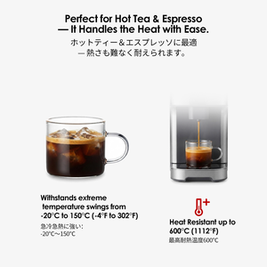 Petite <span class=keywords><strong>tasse</strong></span> à expresso en verre avec poignée 90 ml / 3,07 oz, <span class=keywords><strong>tasse</strong></span> à shot en borosilicate transparent pour bar à café, maison, café - Product Image 2
