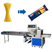 Machine d'emballage horizontale automatique pour pâtes fraîches, macaronis congelés, nouilles instantanées, spaghetti
