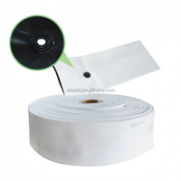 Tuyau plat perforé en PE tissé pré-perforé pour irrigation goutte à goutte, moulé, anti-UV, pour jardin agricole, 3/3,5/4,5 pouces