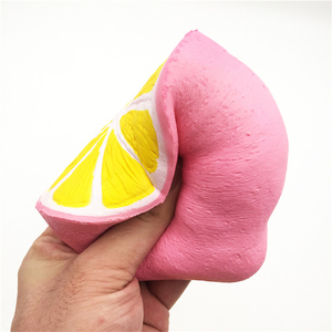 10CM Simulation Fruit Lemon PU Soft Squishy <b>Ball</b> Adults Kids Decompression <b>Squeeze</b> Toys Slow Rebound Sensory Fidget Toy Gift - Product Image 5