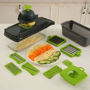 High Quality FBA Free 16-in-1 <b>Vegetable</b> Chopper Multi-Function Onion Carrot <b>Cutter</b> Veggie Slicer <b>Vegetable</b> <b>Cutter</b> - Product Image 2