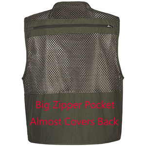 Gilet Estivo da Uomo per Lavoro all'Aperto, Safari, Pesca, Viaggi e Fotografia con Tasche - Product Image 3