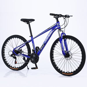 Bicicleta <span class=keywords><strong>de</strong></span> Montaña <span class=keywords><strong>de</strong></span> acero al carbono, <span class=keywords><strong>bici</strong></span> <span class=keywords><strong>de</strong></span> <span class=keywords><strong>segunda</strong></span> <span class=keywords><strong>mano</strong></span>, 26 pulgadas, suspensión completa, color verde - Product Image 4