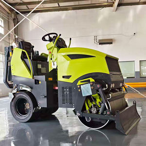 Lame de bulldozer SDBM, roue à pneu en caoutchouc de 2 tonnes, rouleau compresseur à vibration à tambour unique - Product Image 1