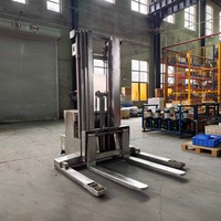Chariot élévateur électrique à plateforme 2 tonnes pour le transport de palettes en entrepôt avec certificat CE