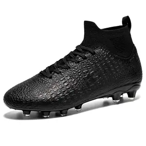 High Quality Big Size 31-46 AG Soccer Shoes Breathable Sports Shoes Men Football Turf Shoes Soccer Boots